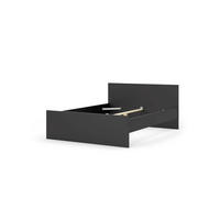 BETT Schwarz - Schwarz, Holzwerkstoff - ebuy24