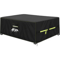 ABDECKHAUBE Gartenmöbel 160 x 150 x 85 cm 420D Oxford Wasserdicht UV-Beständig - Schwarz, Kunststoff (10/5/20cm)
