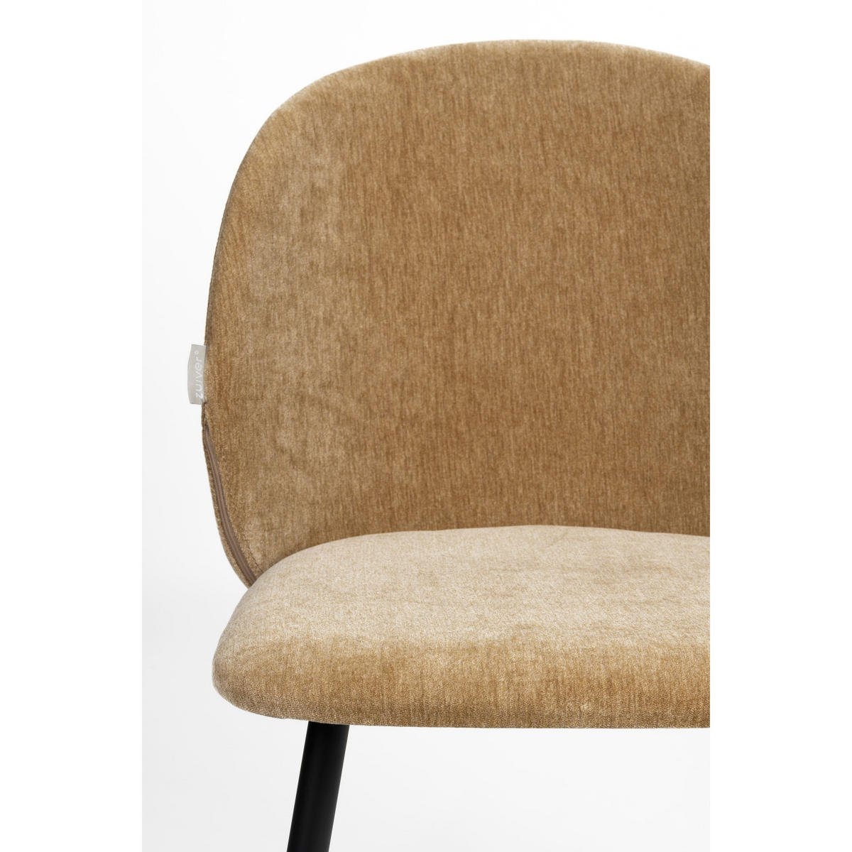 ESSZIMMERSTUHL Cozy Gelb - 2 er Set - Beige/Gelb, Holzwerkstoff (53/82/57cm) - Zuiver