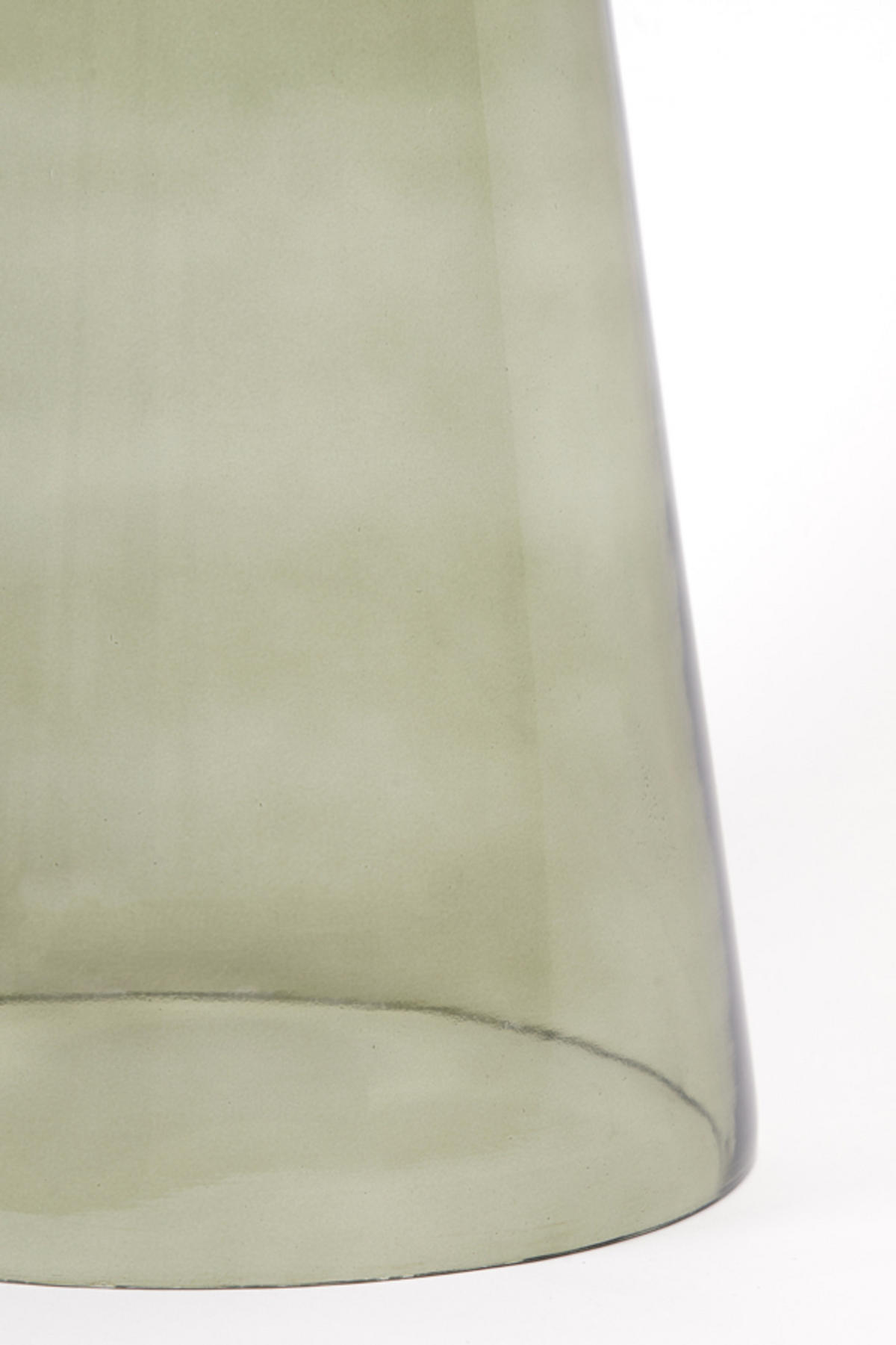 BEISTELLTISCH Dakwa Grün Ø30/50 cm - Dunkelgrün, Glas (30/30/50cm) - Light & Living