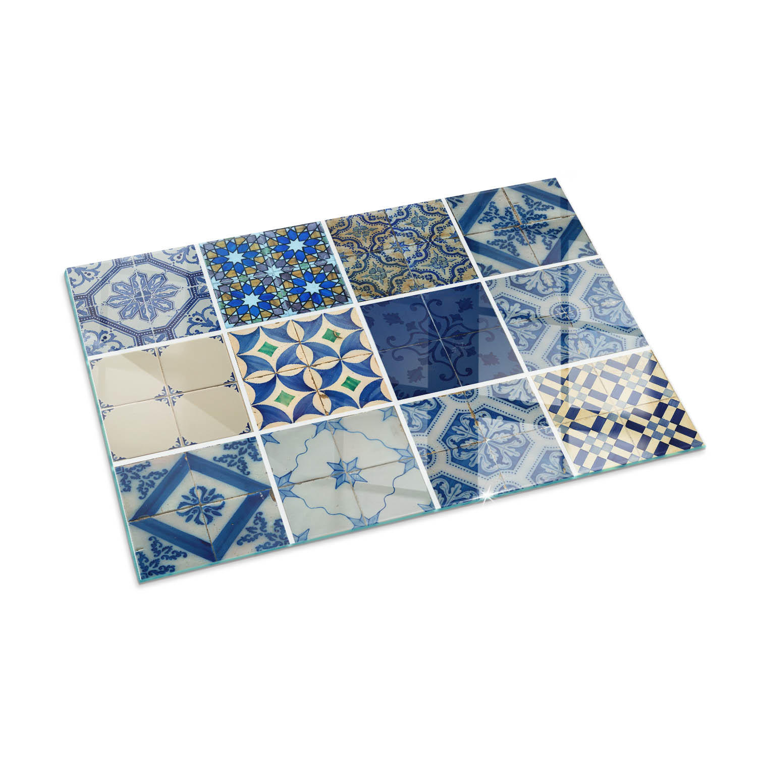 ArtPrintCave Glasplatte Blau 100x70x0.4 cm