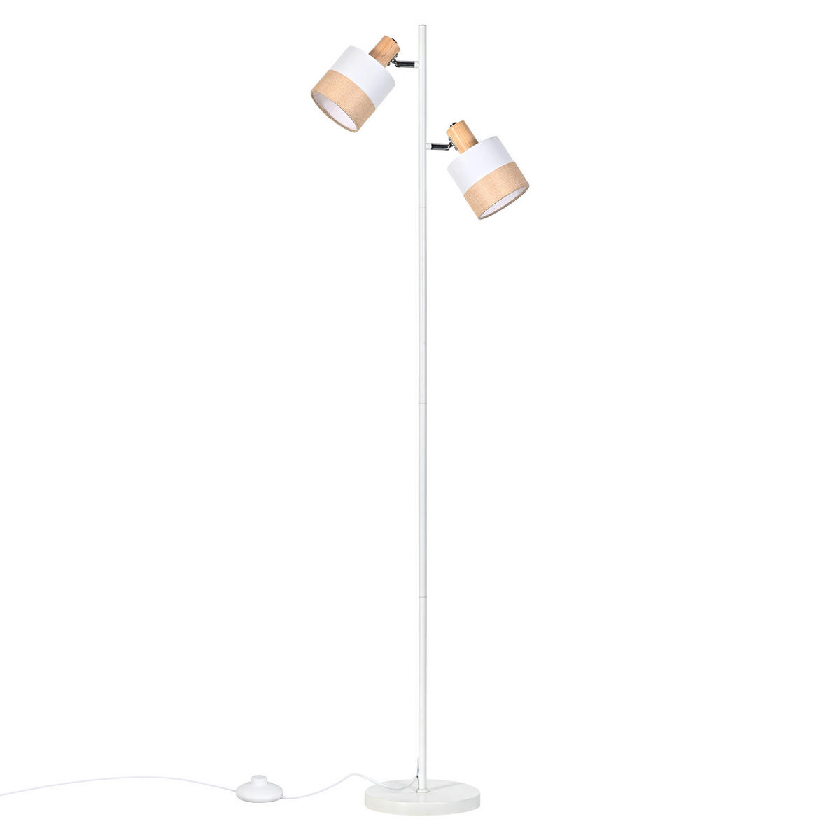 STEHLAMPE Luminar 27/22/146 cm - Weiß, Metall (27/22/145cm) - ZMH