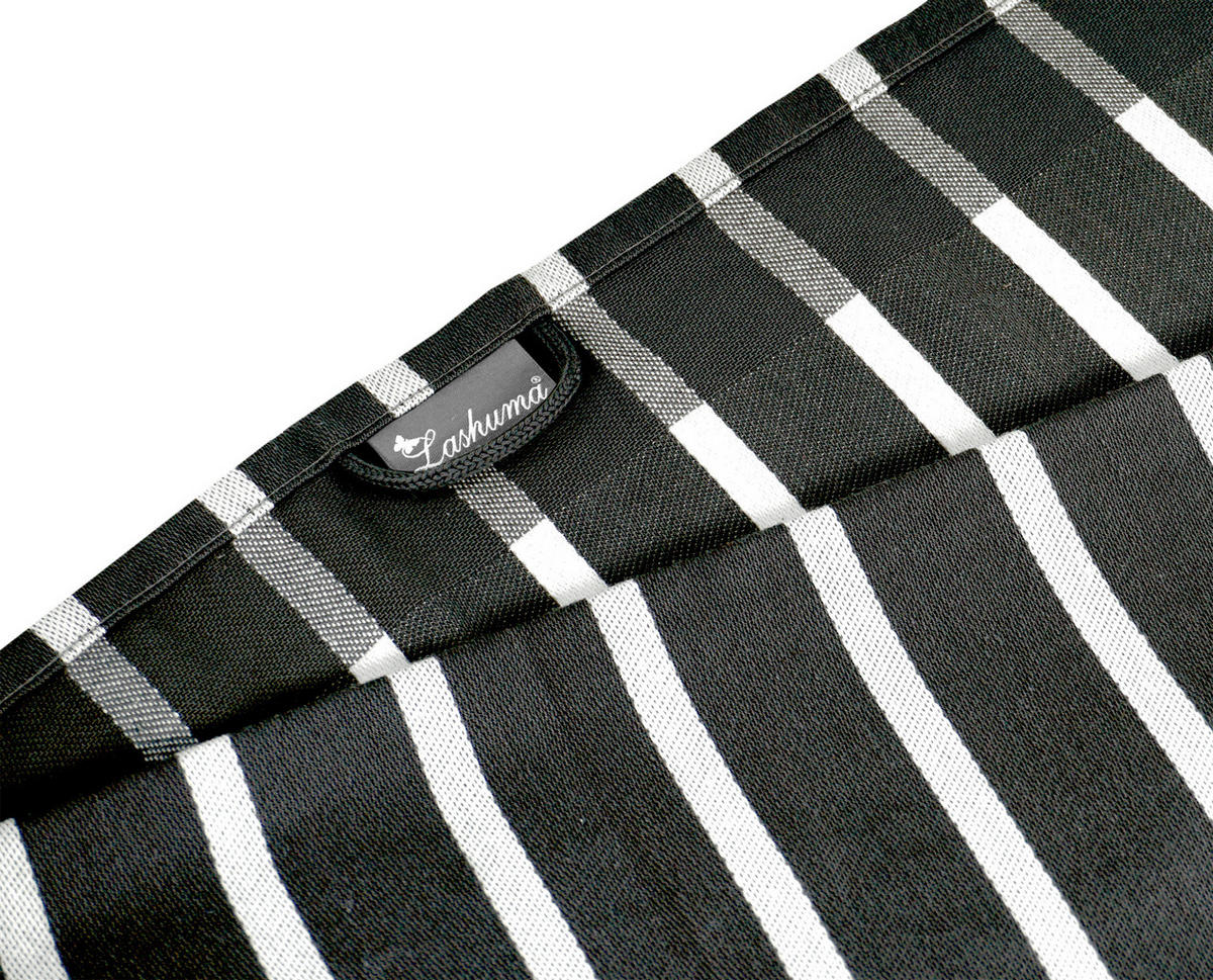 GESCHIRRTÜCHER 50x70 cm, 6er Set, Lüttich Schwarz - Weiß - Schwarz/Weiß, Textil (50/70cm) - Lashuma