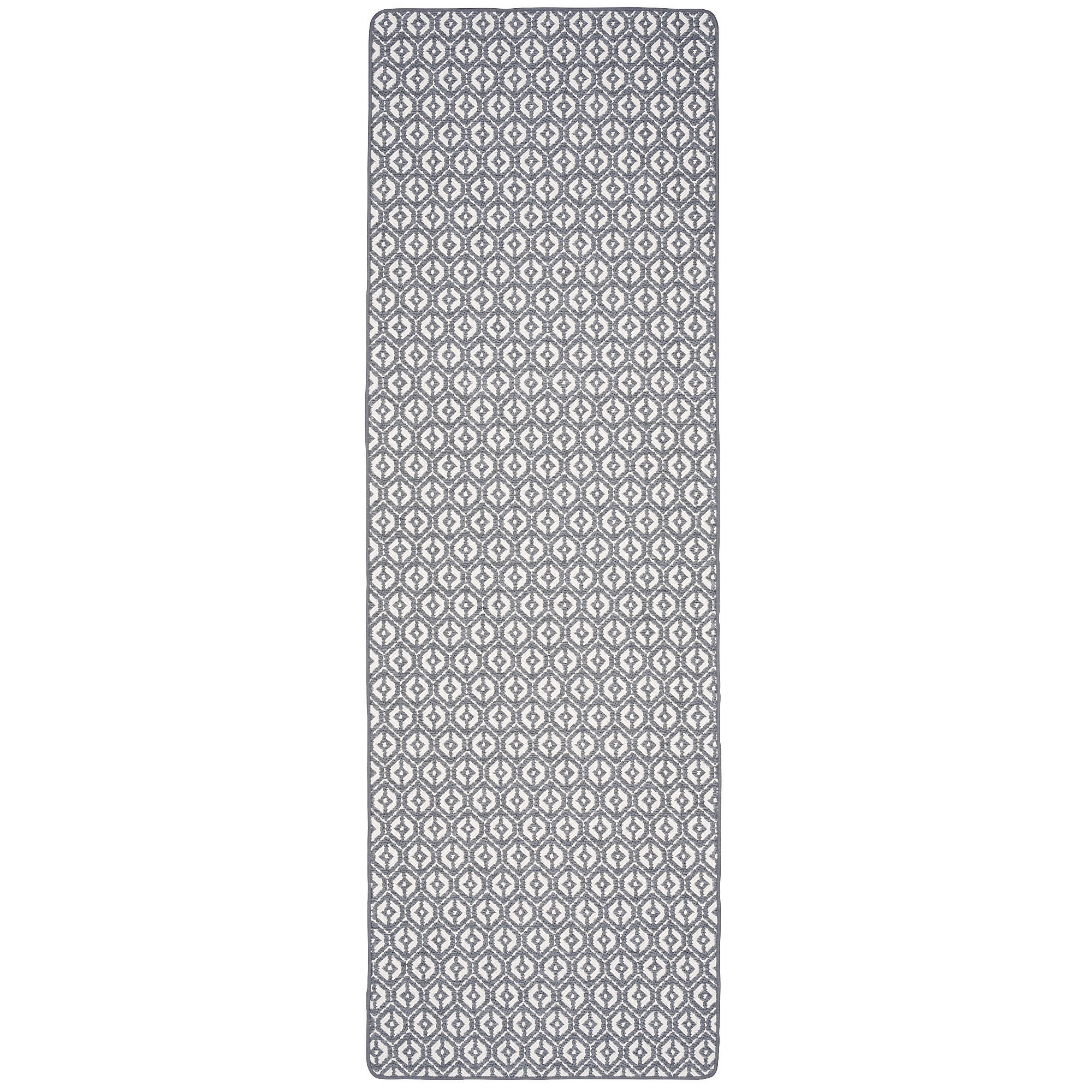 IN- UND OUTDOOR TEPPICH LÄUFER BEIDSEITIG CAPE COD - Grau, Textil (100/100cm) - Snapstyle