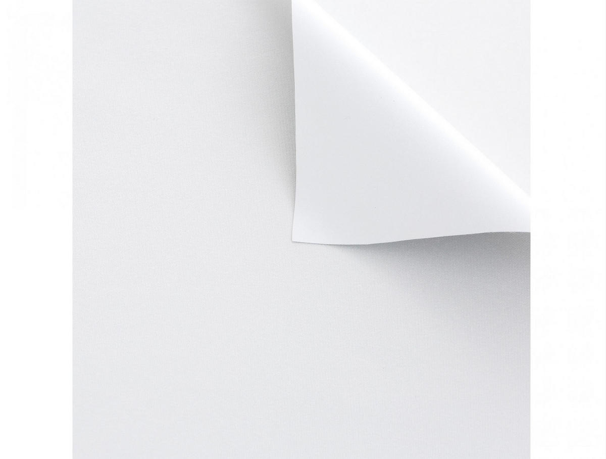 ROLLO Polyester Transluzent Weiß 130x175 - Weiß, Textil (130/175/1cm) - Purline