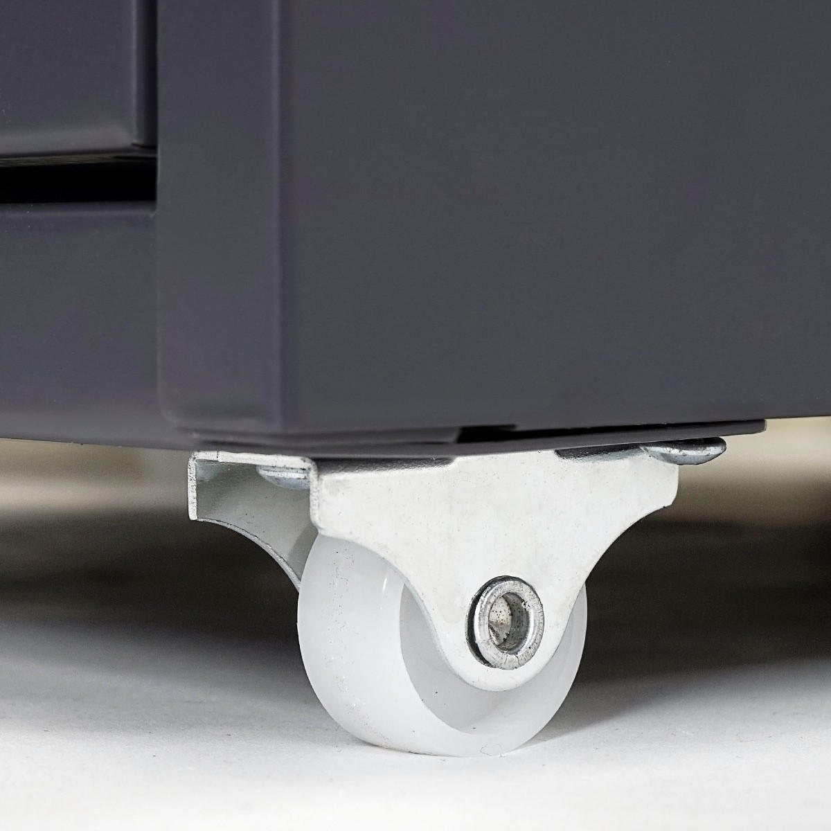 ROLLCONTAINER Housten 69x28x41cm 5 Schubladen Dunkelgrau - Dunkelgrau, Metall (28/69/41cm) - PROREGAL