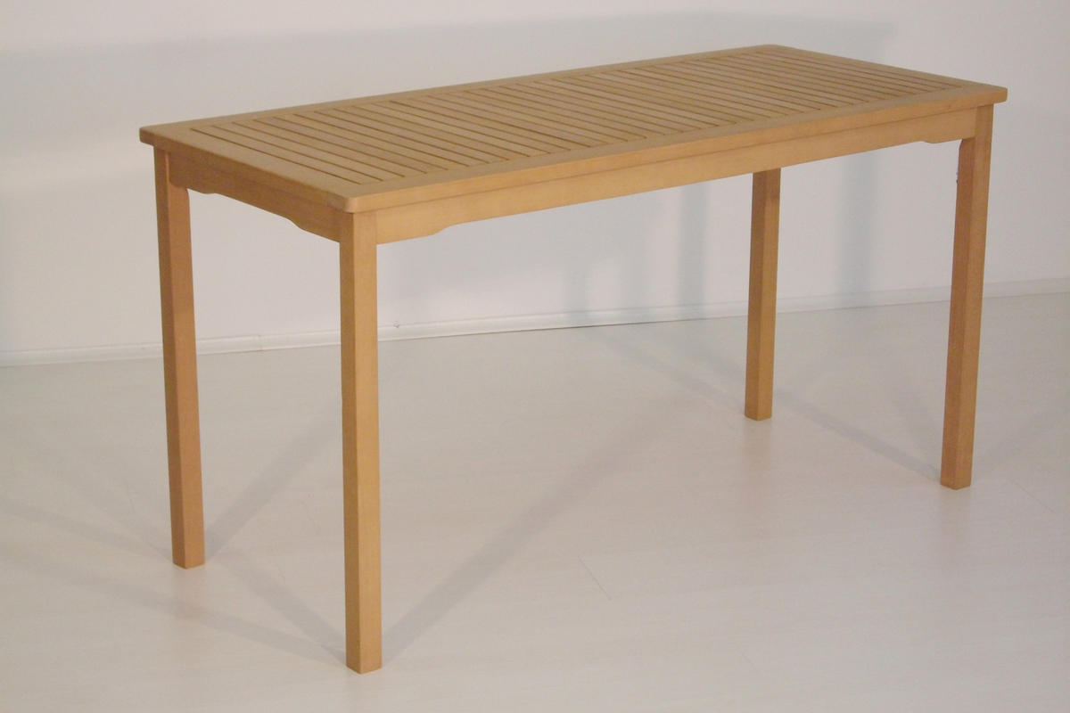 GARTENTISCH Carolina - Eukalyptusholzfarben, Holz (140/60/74cm) - Sedex