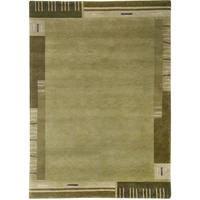 HANDKNÜPFTEPPICH Kailash 60x90 cm - Grün, Textil (60/90cm) - THEKO