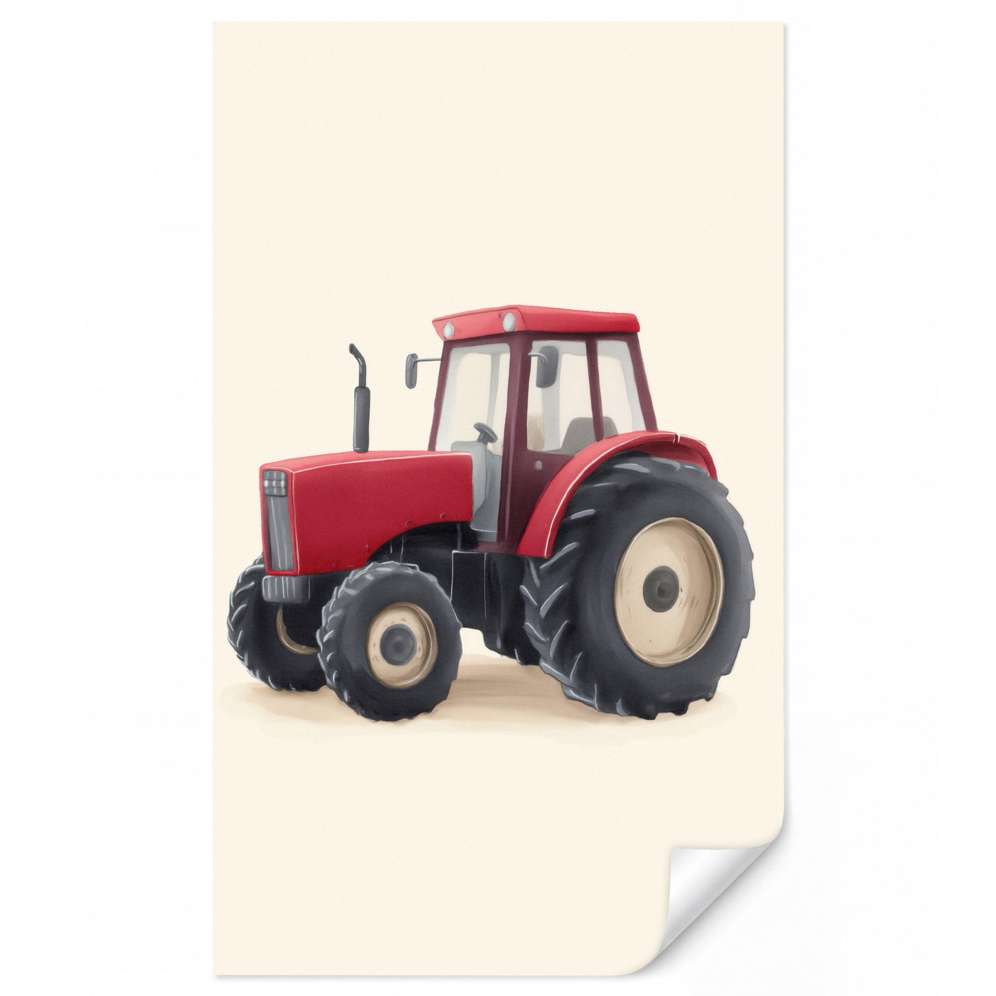 OnlyWow Kindertapete Rot 160x260 cm