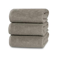 DUSCHTÜCHER, 3er-Set, 70x140 cm, 100% Baumwolle, Braun - Fango, Textil (70/140cm) - Zollner