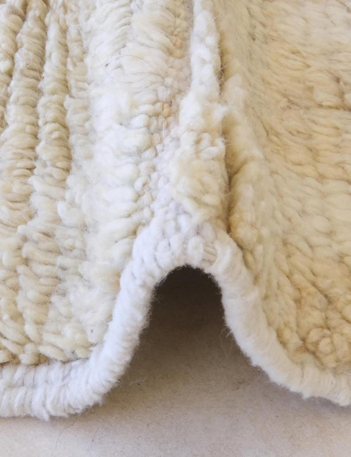 BERBERTEPPICH aus reiner Wolle 131x 200 cm - Pink, Naturmaterialien (131/200cm) - AFK Living