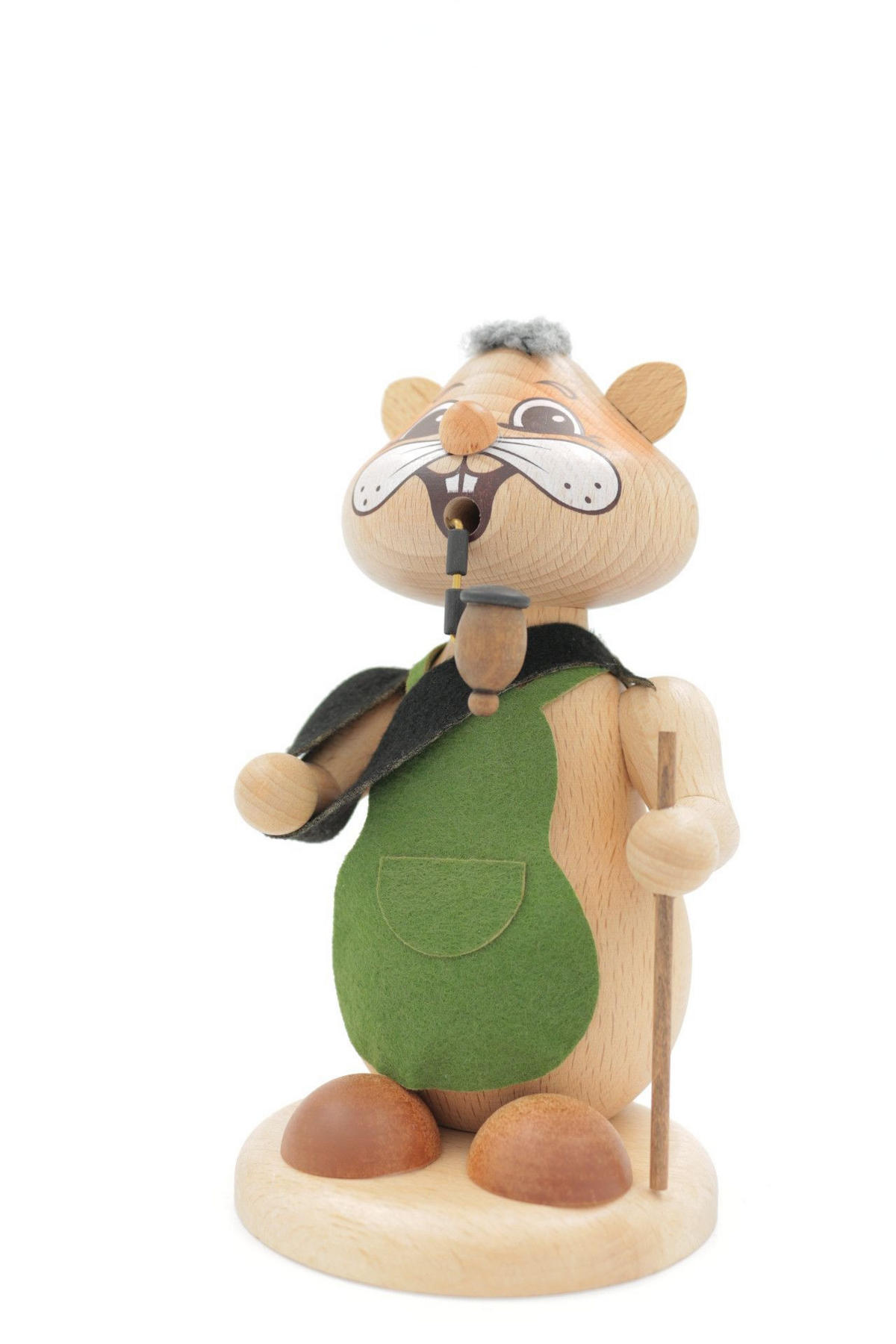 RAUCHFIGUR Hamster Kranker 18 cm - Multicolor, Holz (12/18/0.1cm)
