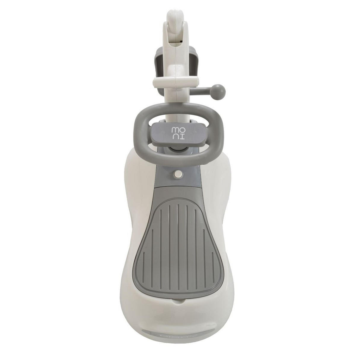 TÖPFCHEN Diggy 4 in 1 weiß Bagger, Schiebeauto, Schaukelspielzeug, Licht, Musik, bis 25 kg - Grau, Kunststoff (30/63cm) - Moni