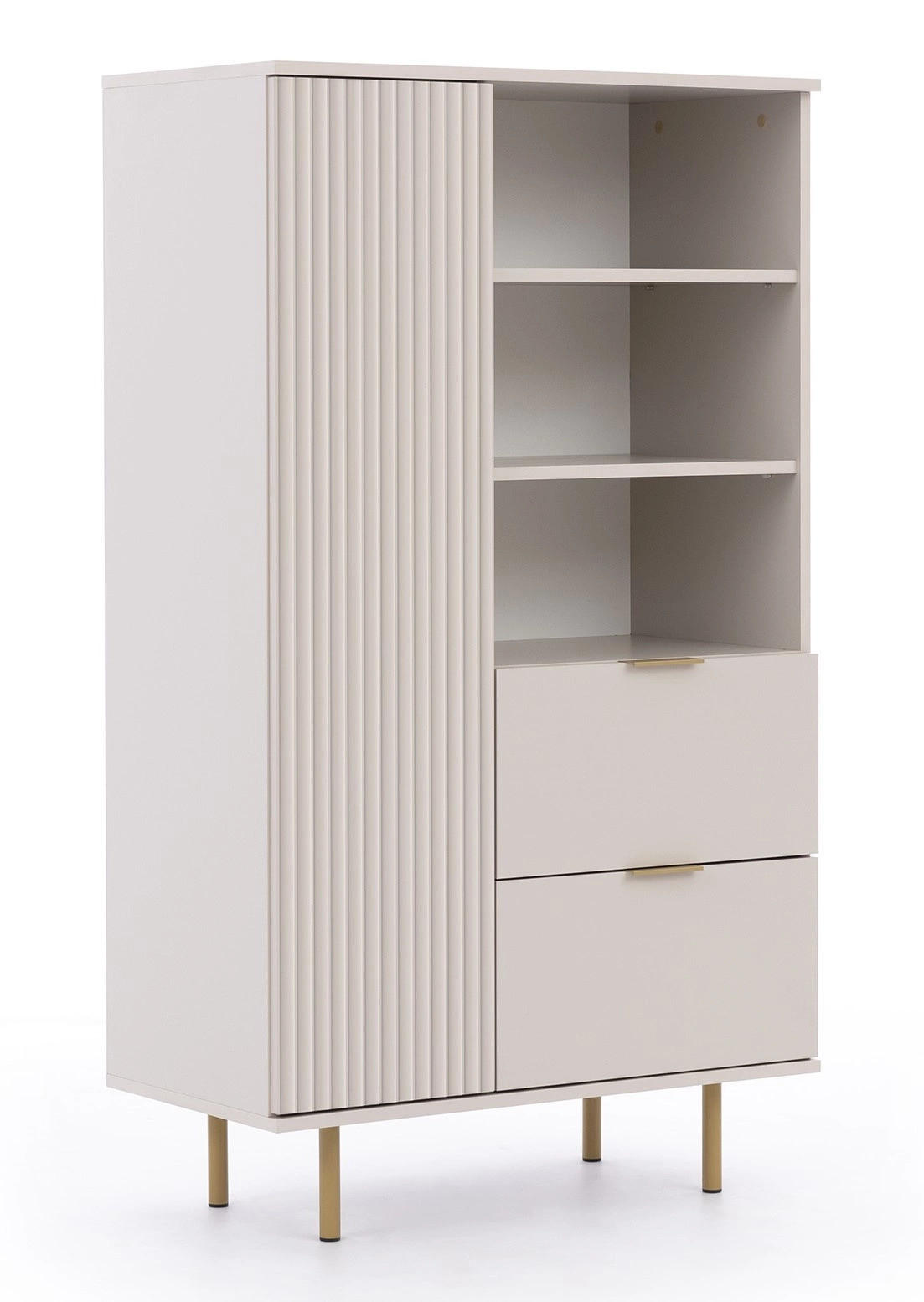Ravio Bücherregal Kaschmir 80x140x41 cm