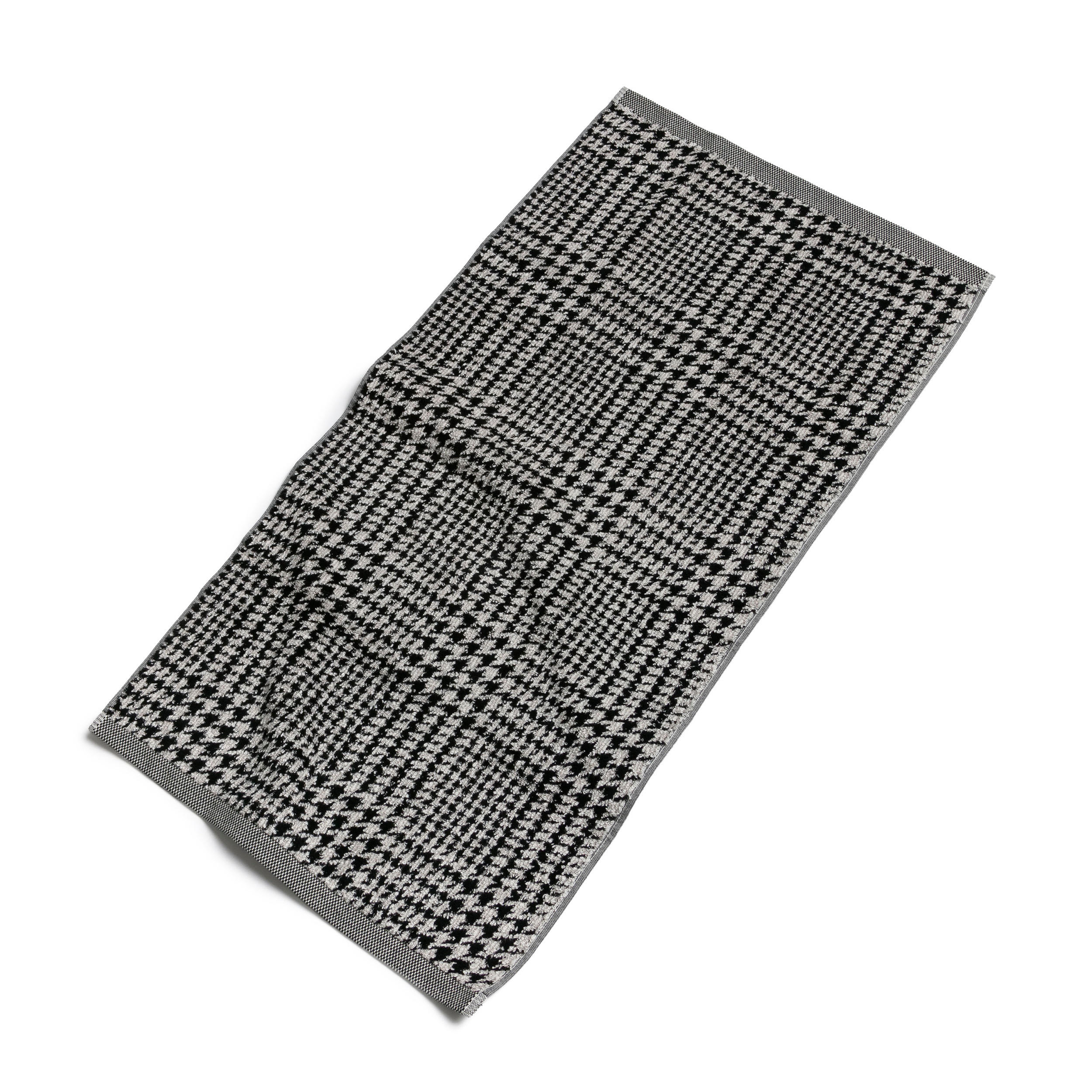 HANDTUCH BROOKLYN - Schwarz/Naturfarben, Textil (50/100cm) - MÖVE