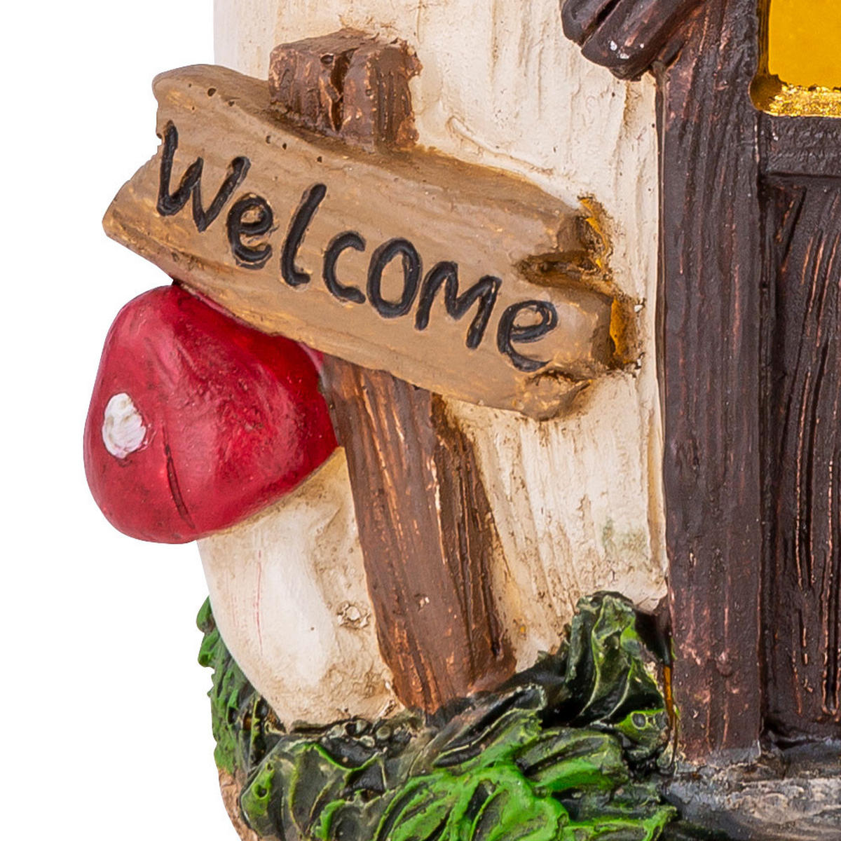 LED AUSSENLEUCHTE Haeuschen Pilz Design Bunt - Multicolor, Kunststoff (15.2/12.2/19cm) - Globo Lighting