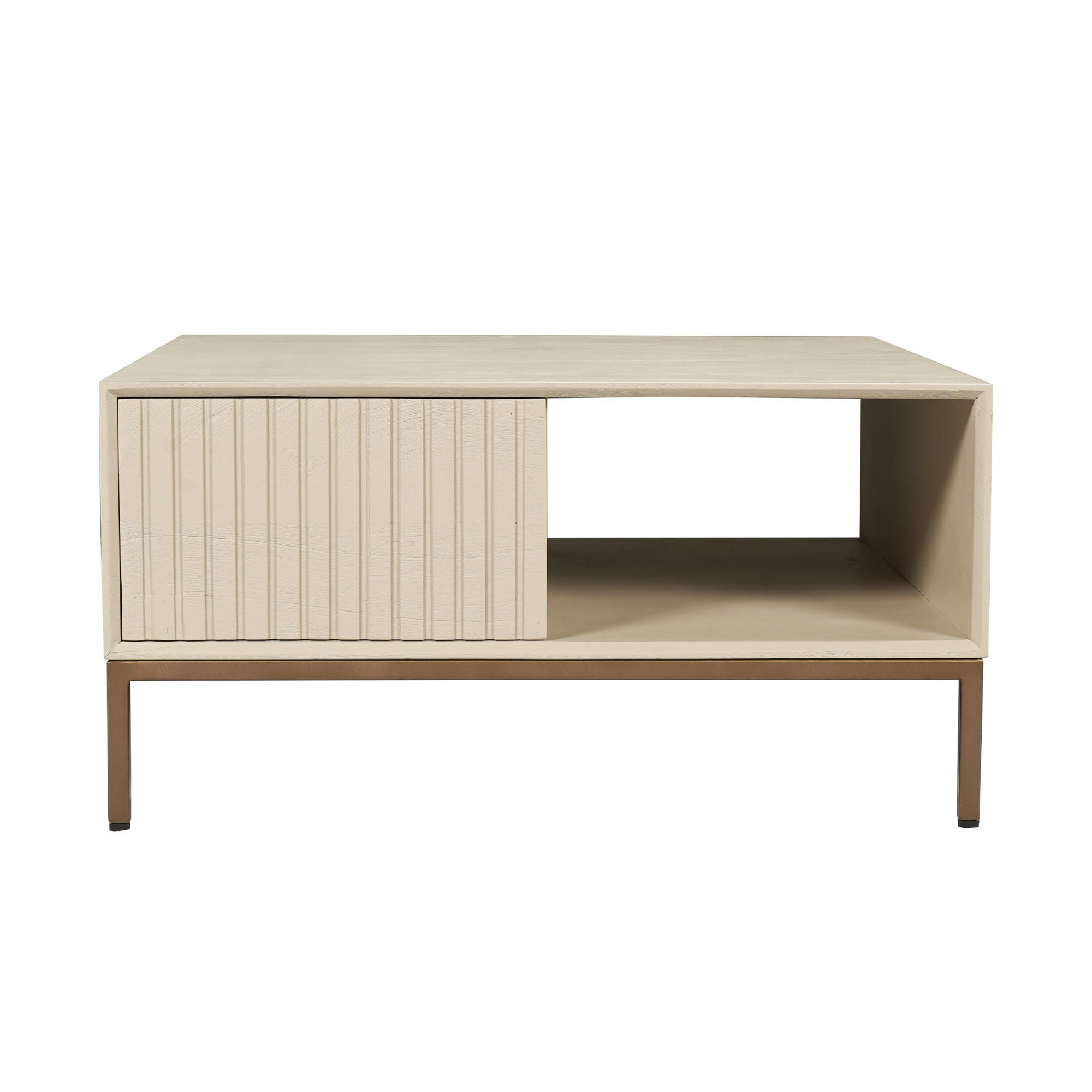 Starfurn Couchtisch Beige 80x40x80 cm