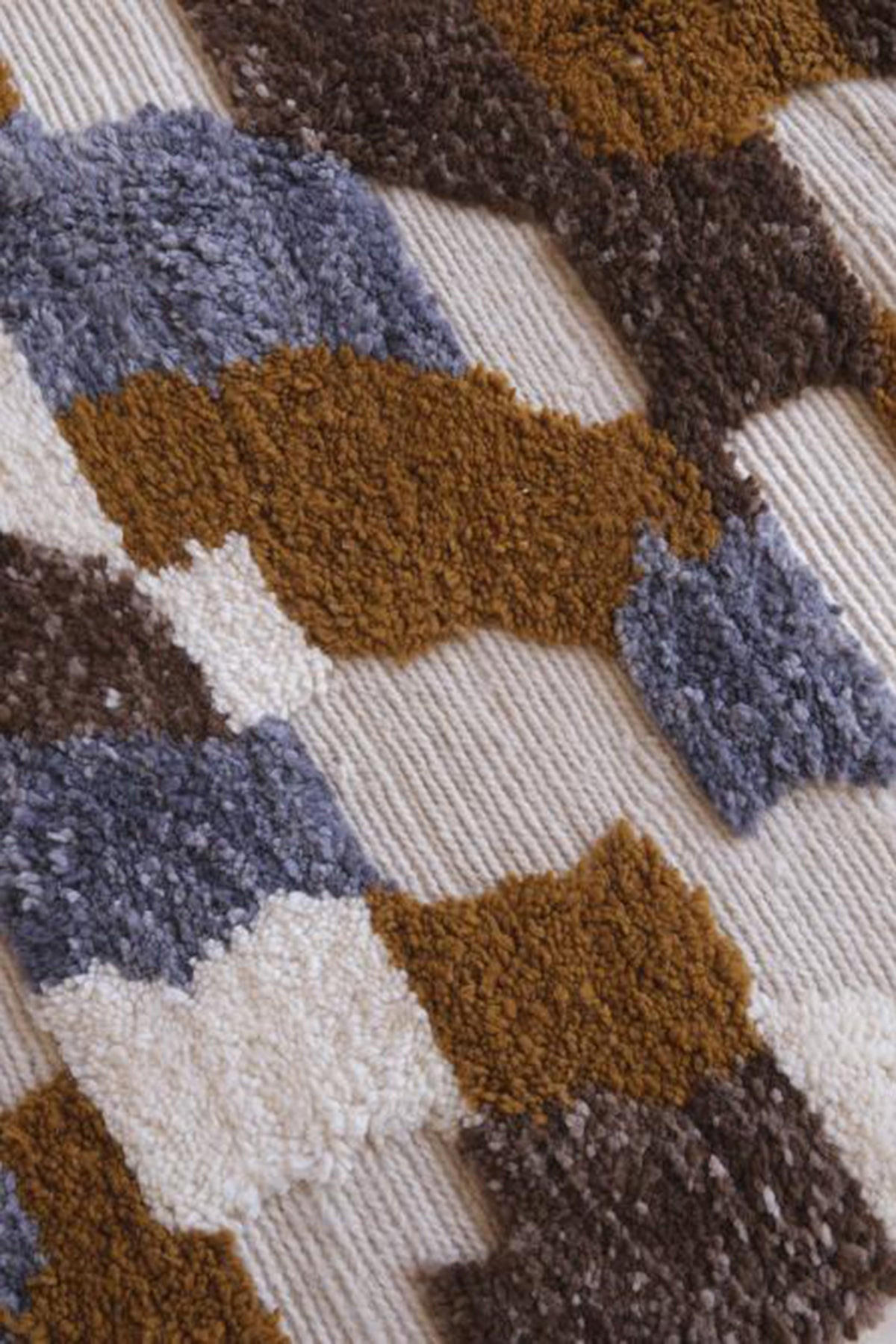 BERBERTEPPICH aus Marokko aus reiner Wolle bruin - Braun, Naturmaterialien (327/455cm) - AFK Living