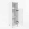 MIDISCHRANK Fynn Weiß 30 x 95 cm - Weiß, Holzwerkstoff (30/95/30cm) - Vicco