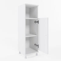 MIDISCHRANK Fynn Weiß 30 x 95 cm - Weiß, Holzwerkstoff (30/95/30cm) - Vicco