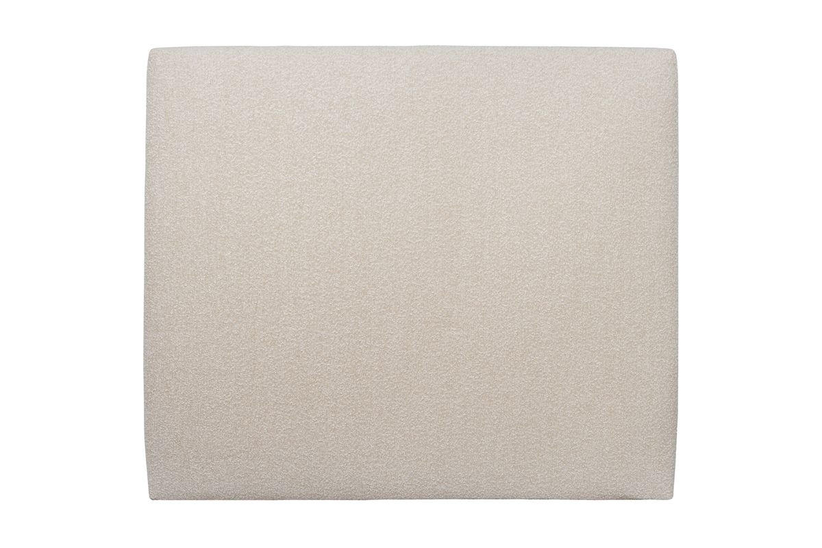 KOPFTEIL gepolstertes – hellbeiger Bouclé-Stoff - 200 cm - Beige, Karton/Holz (200/120/10cm) - Sommeil de Plomb