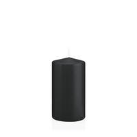 STUMPENKERZEN Schwarz Ø 68 x 130 mm, 12 Stück - Schwarz, Paraffin (7/13cm) - Wiedemann Kerzen