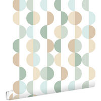 TAPETE grafisches Motiv 50 x 900 cm - Multicolor, Papier (50/900cm) - ESTAhome