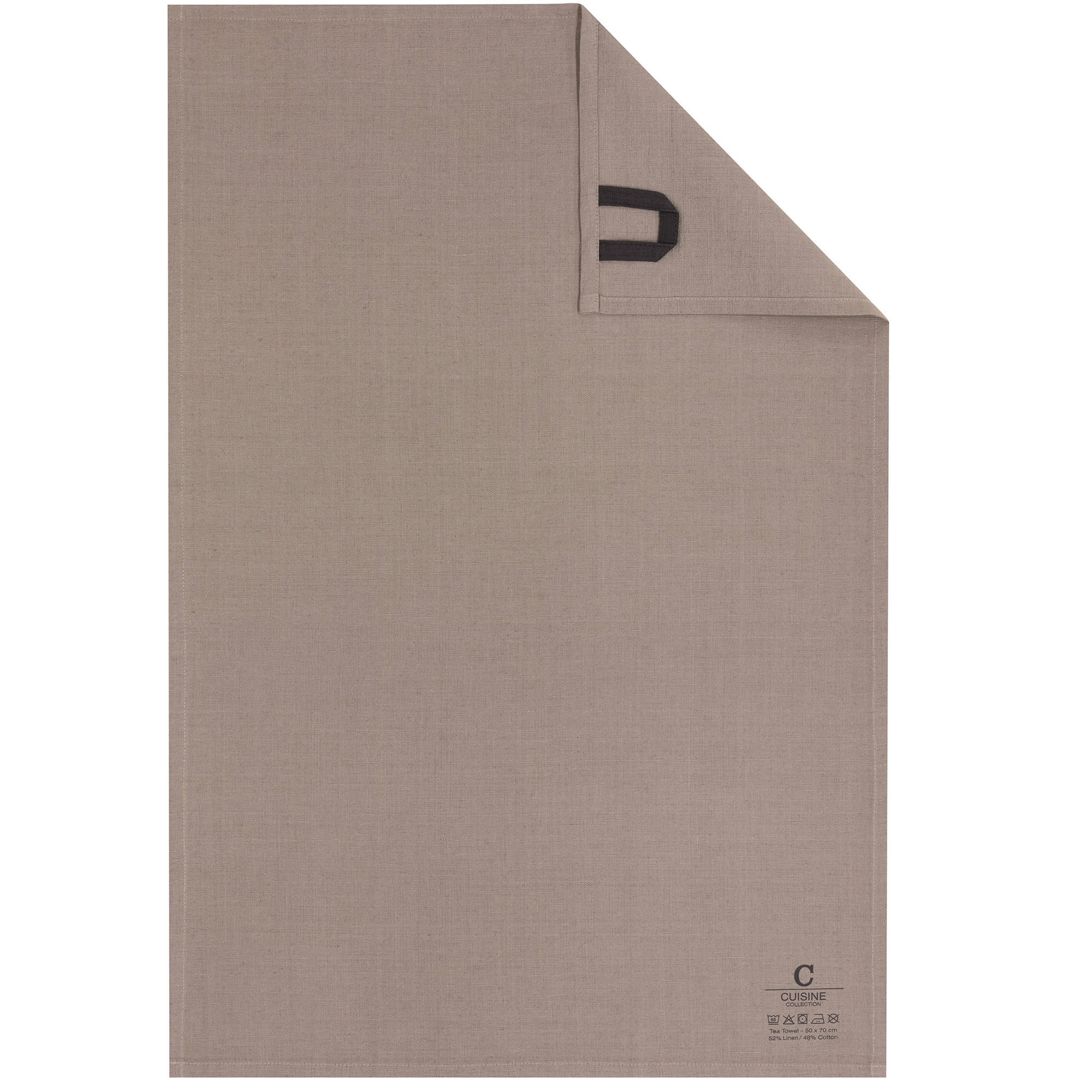 GESCHIRRTÜCHER CUISINE NATURE UNI 531 MUSKAT - 33 - Braun, Textil (50/70cm) - Cawoe