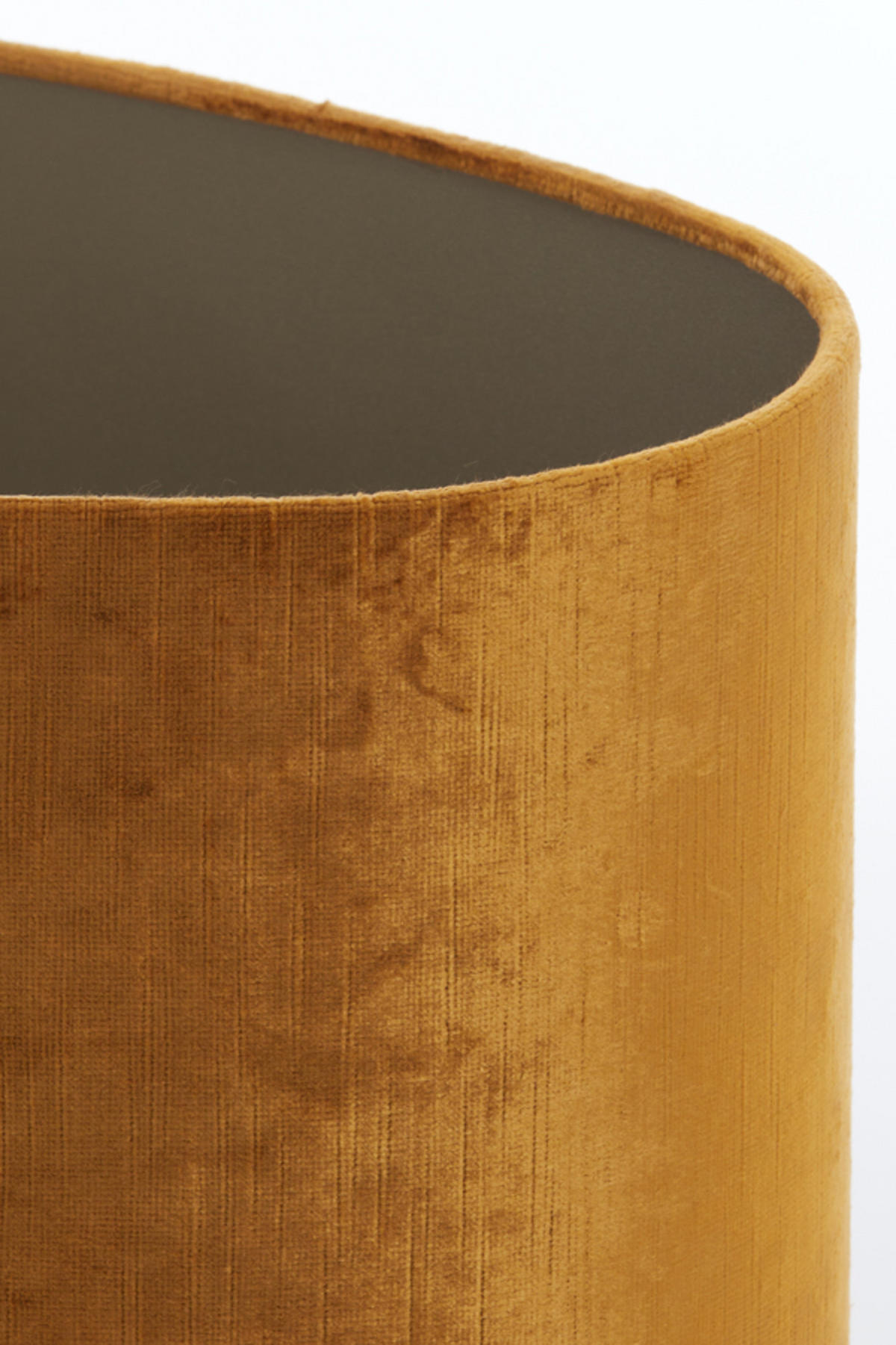 LAMPENSCHIRM Edelstein Gold 38/17,5/19 cm - Goldfarben, Textil (38/17.5/19cm) - Light & Living