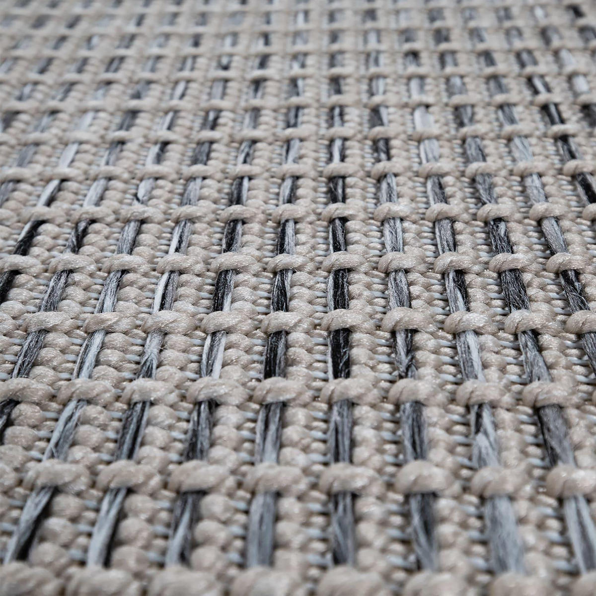 OUTDOORTEPPICH 60/100 cm Quebec 135 - Beige, Kunststoff (60/100cm) - Paco Home
