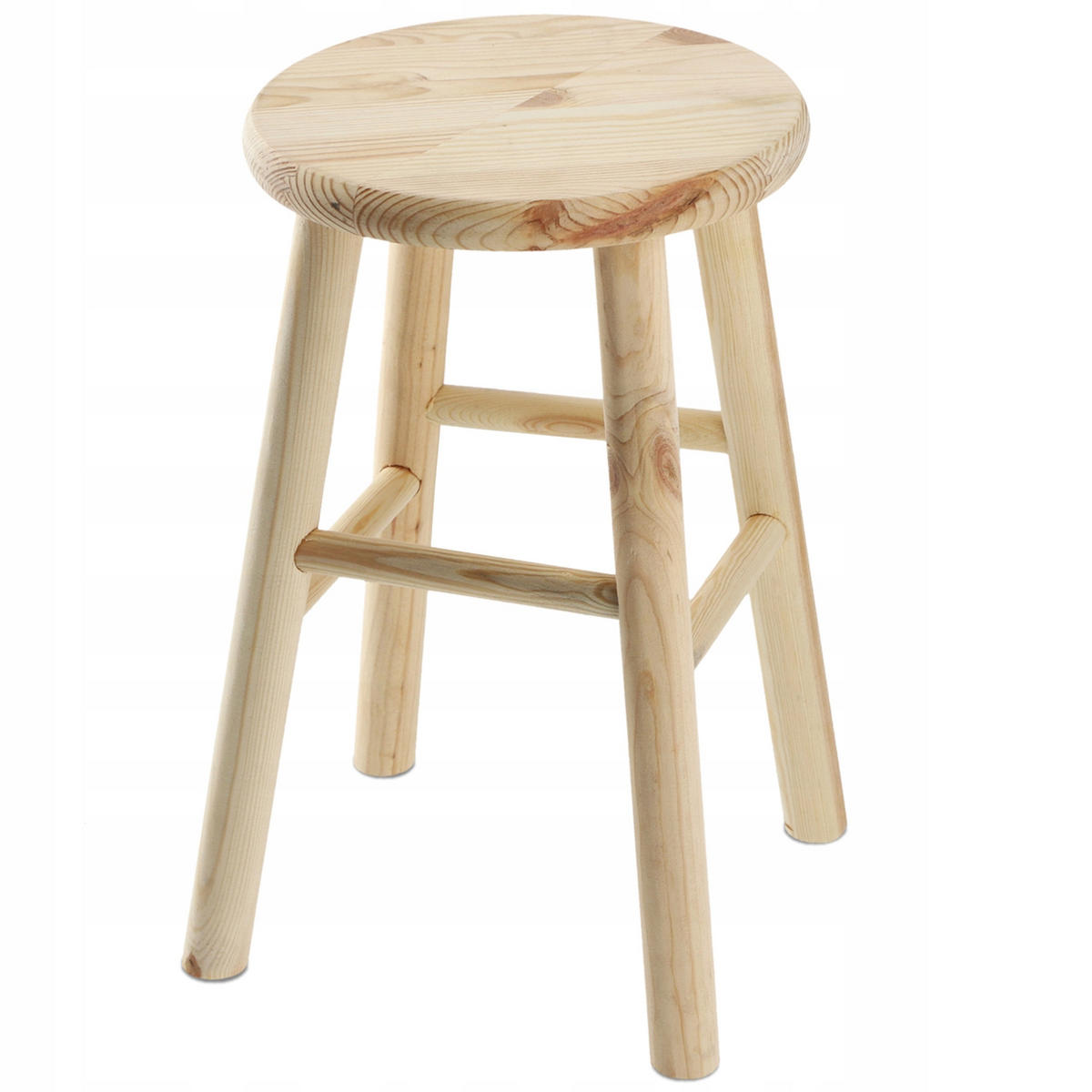 HOLZHOCKER 45 x 29 cm, natur - Naturfarben, Holz (29/45cm) - KADAX