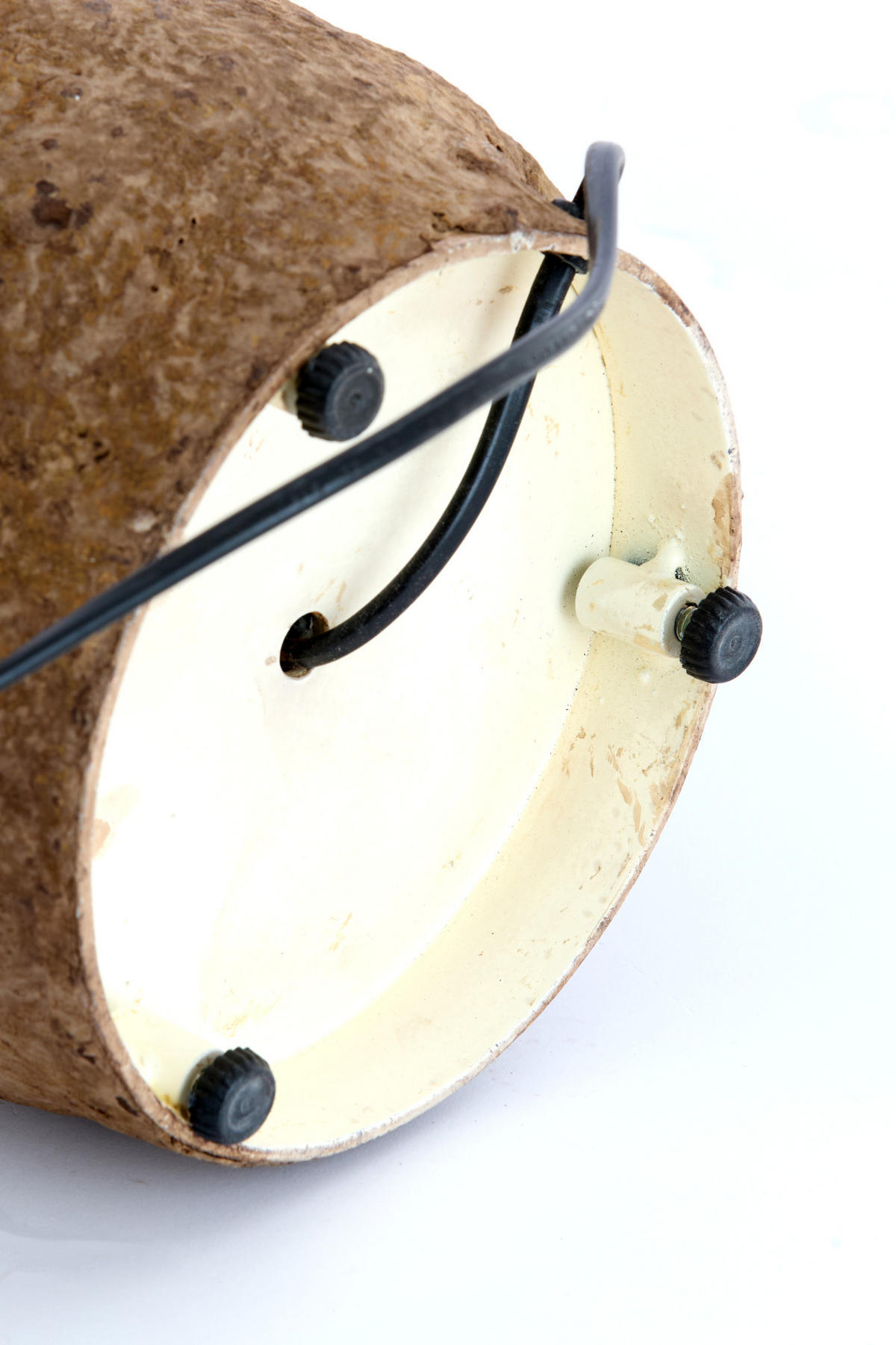 LAMPENFUSS Marree Braun Ø22/72 cm - Dunkelbraun, Papier (22/22/72cm) - Light & Living