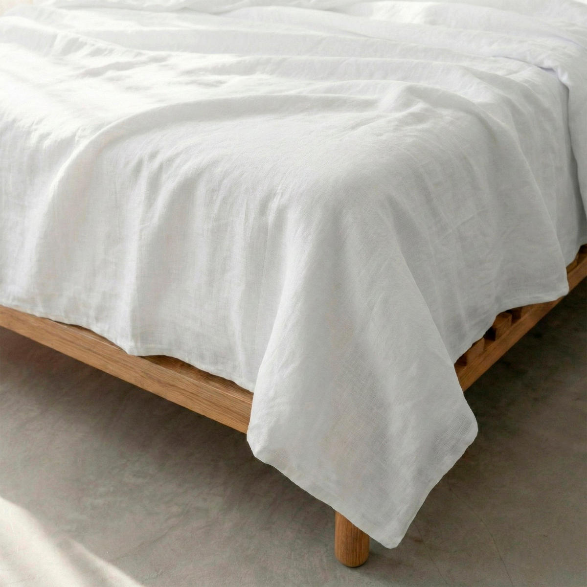 OBERLAKEN Basic Weiss 240x270 cm (Übergrösse) - Weiß, Textil (240/270cm) - Happy Friday