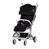 KINDERWAGEN Buggy Pocket schwarz klappbar Korb Frontbügel Sonnendach bis 22 kg - Schwarz, Metall (49/47/103cm) - Chipolino