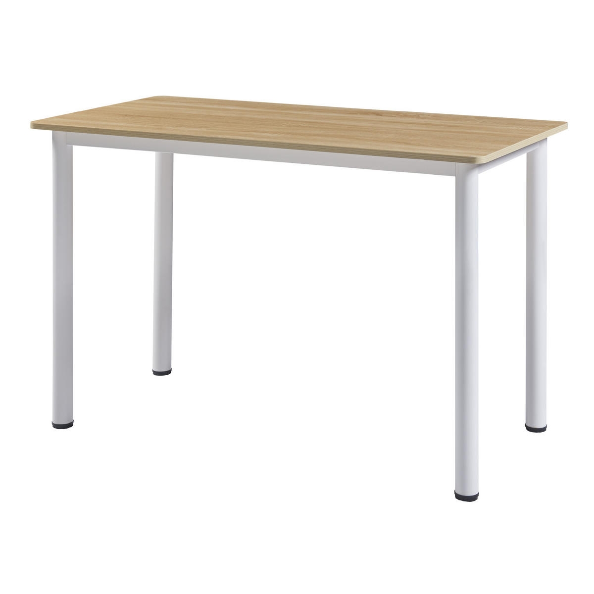 ESSTISCH Tammela - Eichefarben/Weiß, Holzwerkstoff/Metall (120/60/75cm) - [en.casa]