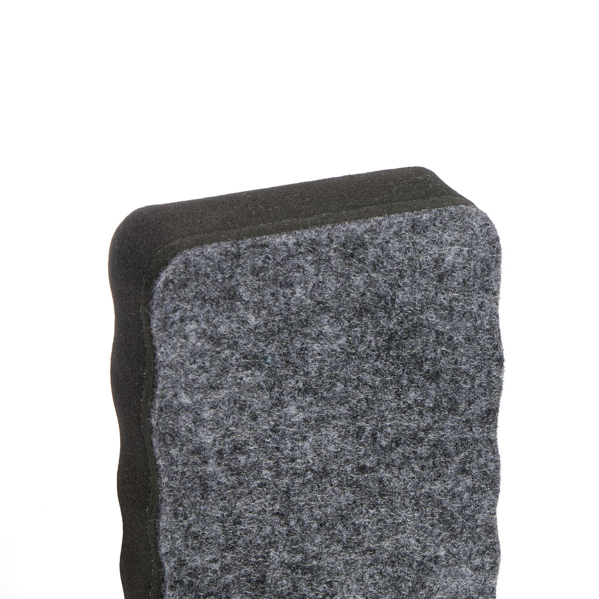 20xWHITEBOARD Schwamm - Schwarz, Textil (10.5/2/5.5cm) - Relaxdays