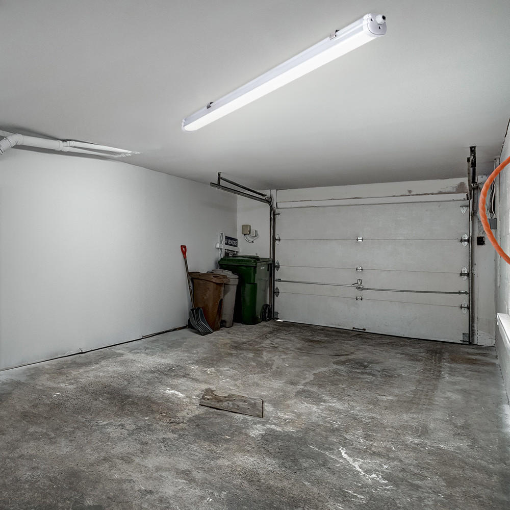 LED DECKENLEUCHTE Kunststoff Weiß - Weiß, Kunststoff (150/6.5/5.8cm)