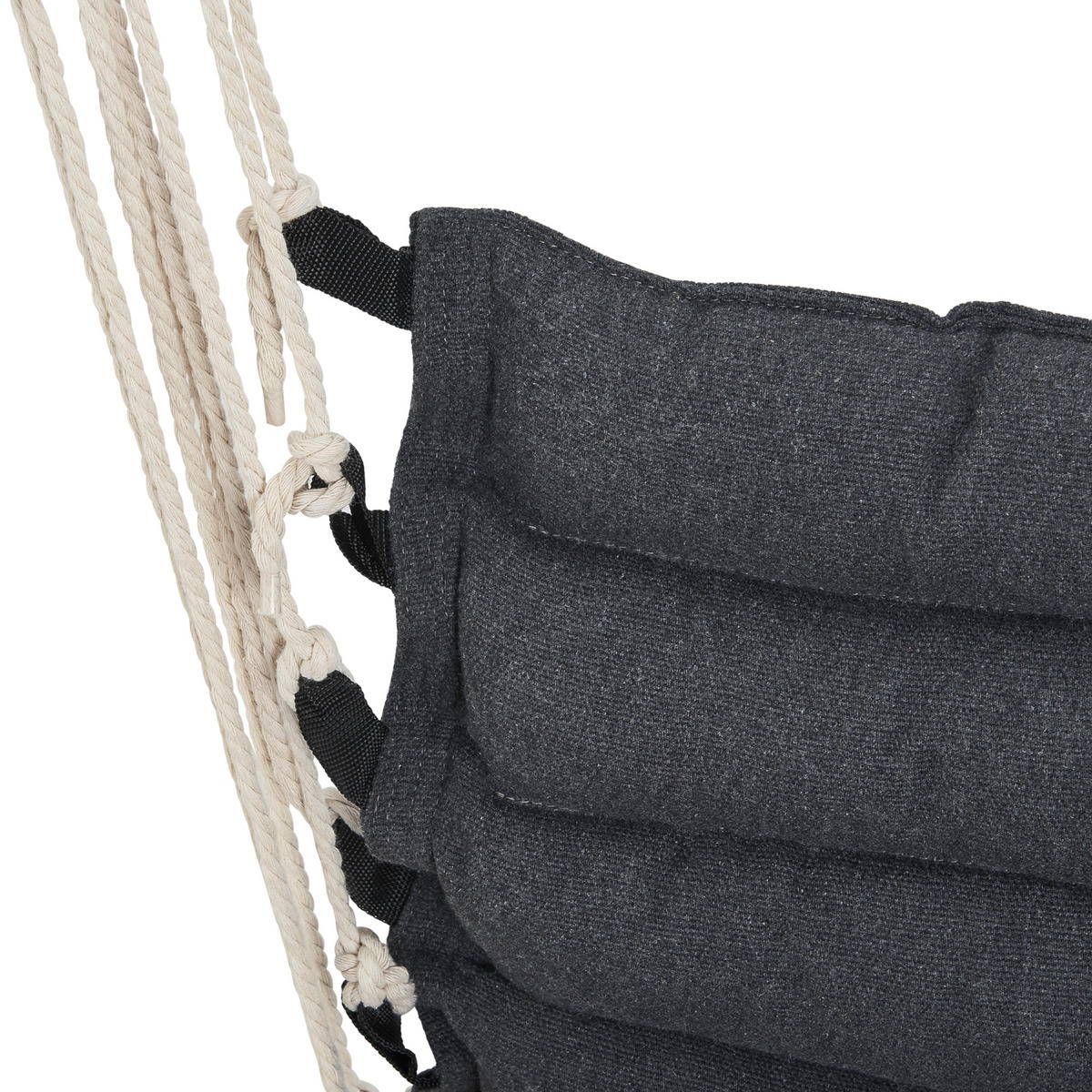 HÄNGESESSEL Bariloche - Dunkelgrau, Textil (55/140/45cm) - [en.casa]