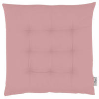 SITZKISSEN MIT 9 PUNKT-STEPPUNG DOVE - Rosa, Textil (40/40/5cm) - Tom Tailor