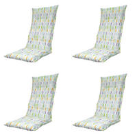 GARTENSTUHLKISSEN Trivia 123/50 cm 4er-Set - Multicolor, Textil (50/7/123cm) - Madison