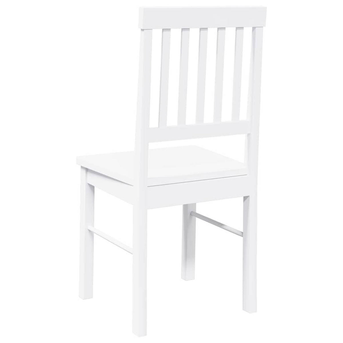 STUHL-SET 2 Stk Sturmhainbach 42.5/90/44.5 cm - Weiß, Holz (42.5/90/44.5cm) - ZMH
