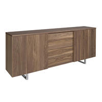 SIDEBOARD Walnuss 210/42/90 cm - Walnussfarben, Holz/Metall (210/90/42cm) - ANGEL CERDA