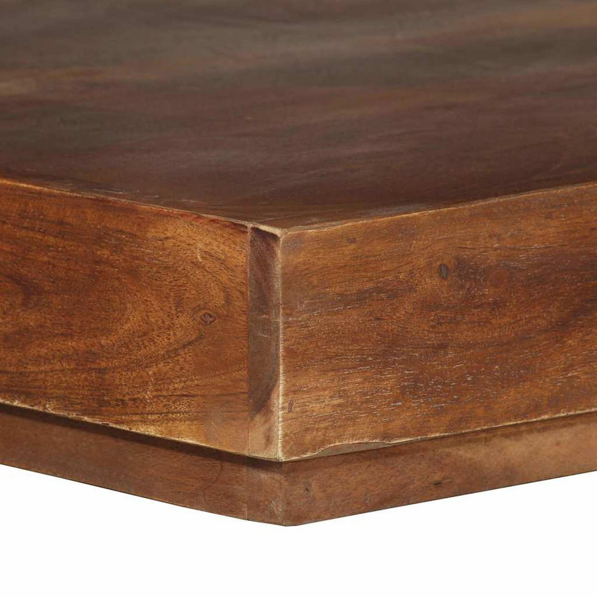 COUCHTISCH 45/45/40 Cm Massivholz Akazie - Braun, Holz (45/45/40cm) - vidaXL