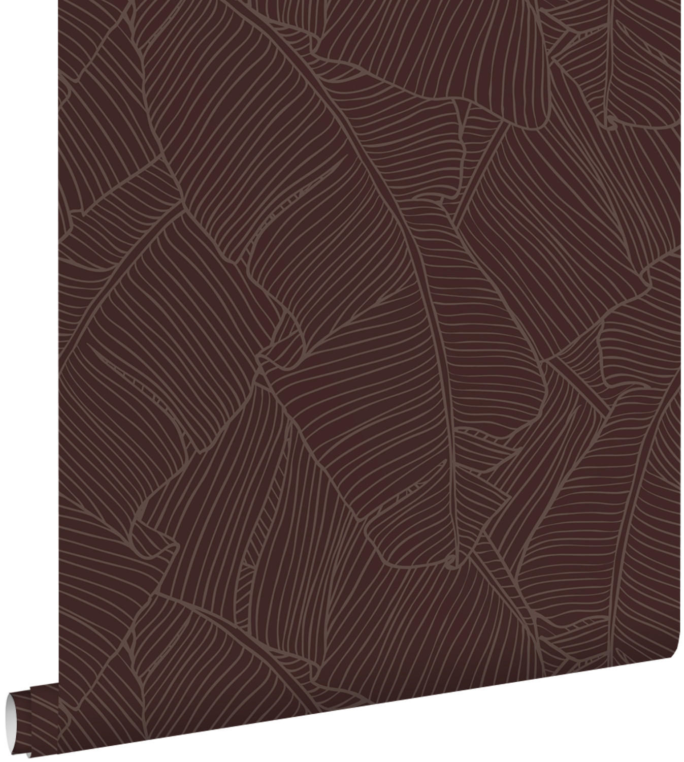 TAPETE Blätter 50 x 900 cm - Rot, Papier (50/900cm) - ESTAhome