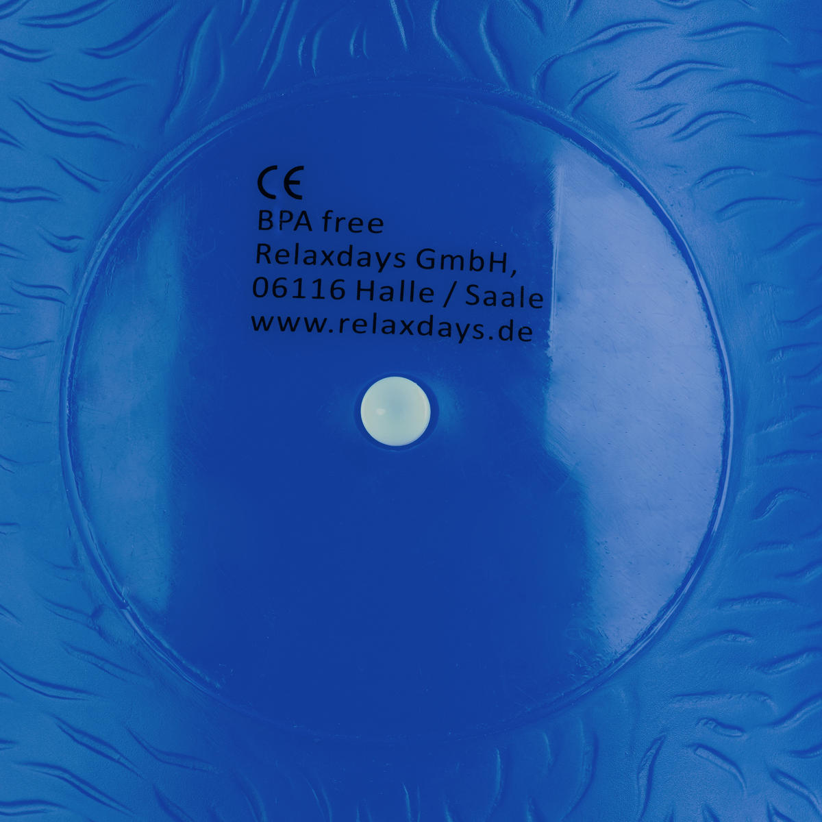 SKÁKADLO Modré pes s pumpičkou - modrá, plast (60/26/50cm) - Relaxdays