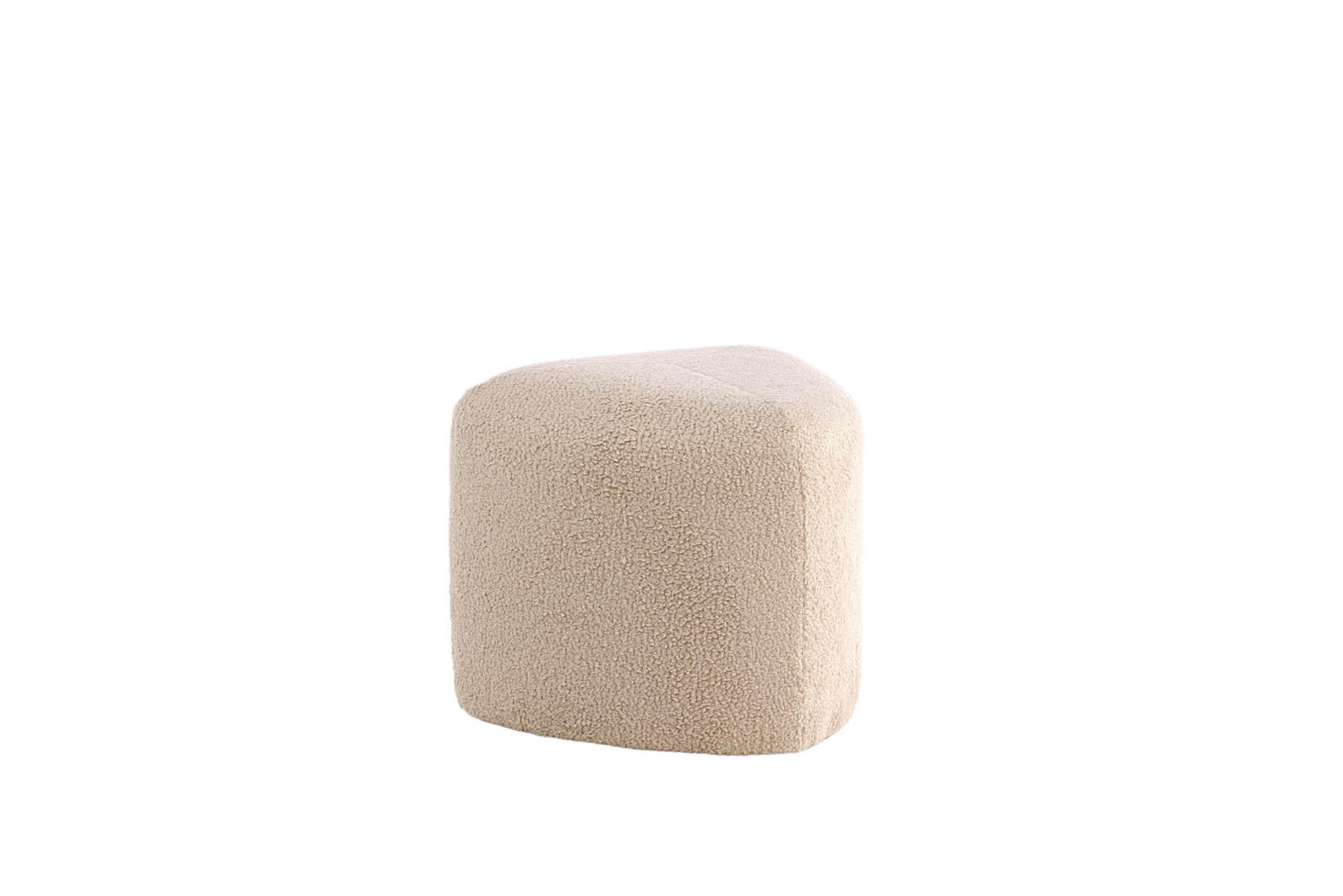 POUF beige - Beige, Holzwerkstoff (46/41/46cm) - ebuy24