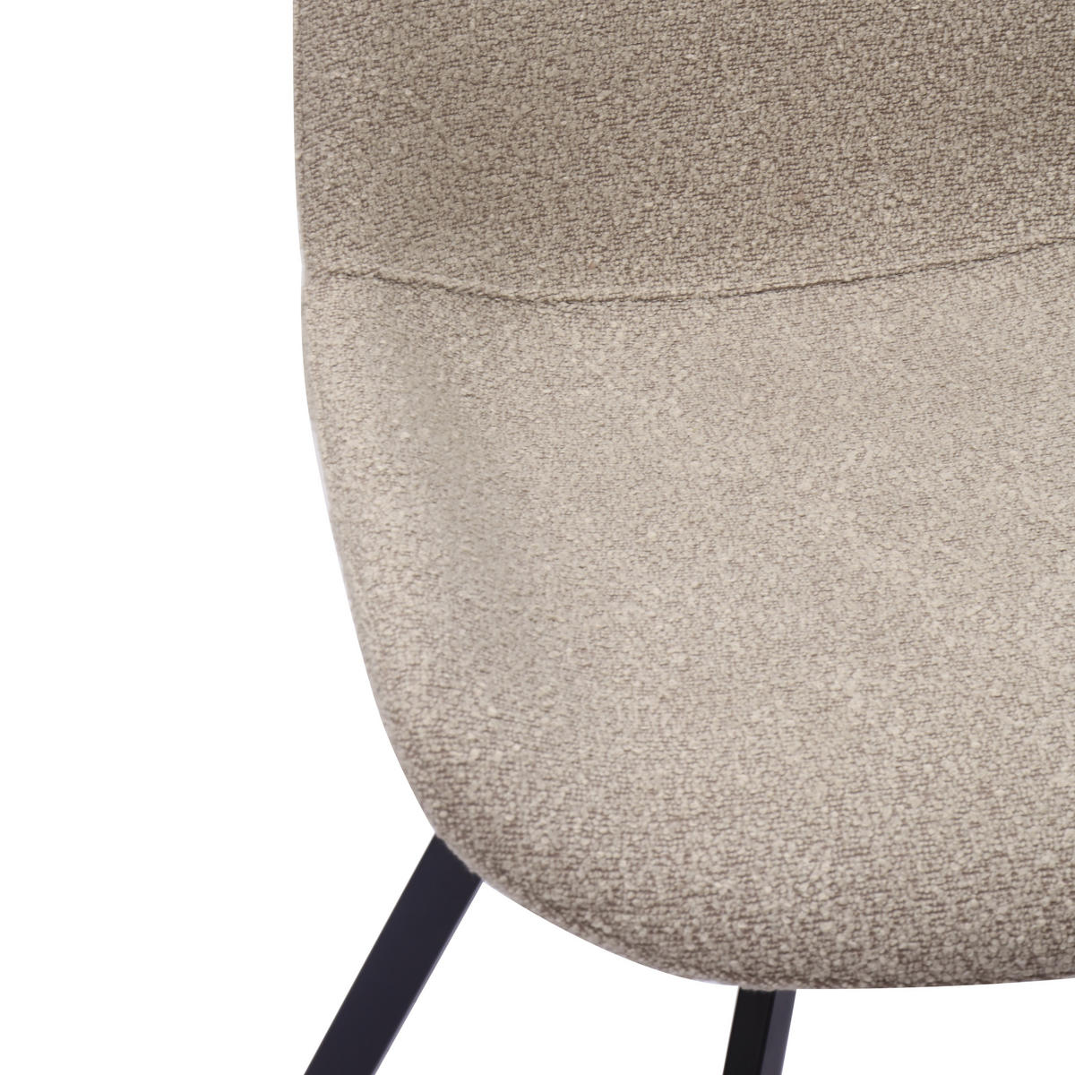 STUHL-SET DE-36866 2 Stück mit Stoffbezug und Drehfunktion Khaki - Sandfarben, Metall (59/90/54cm) - ComfortXL