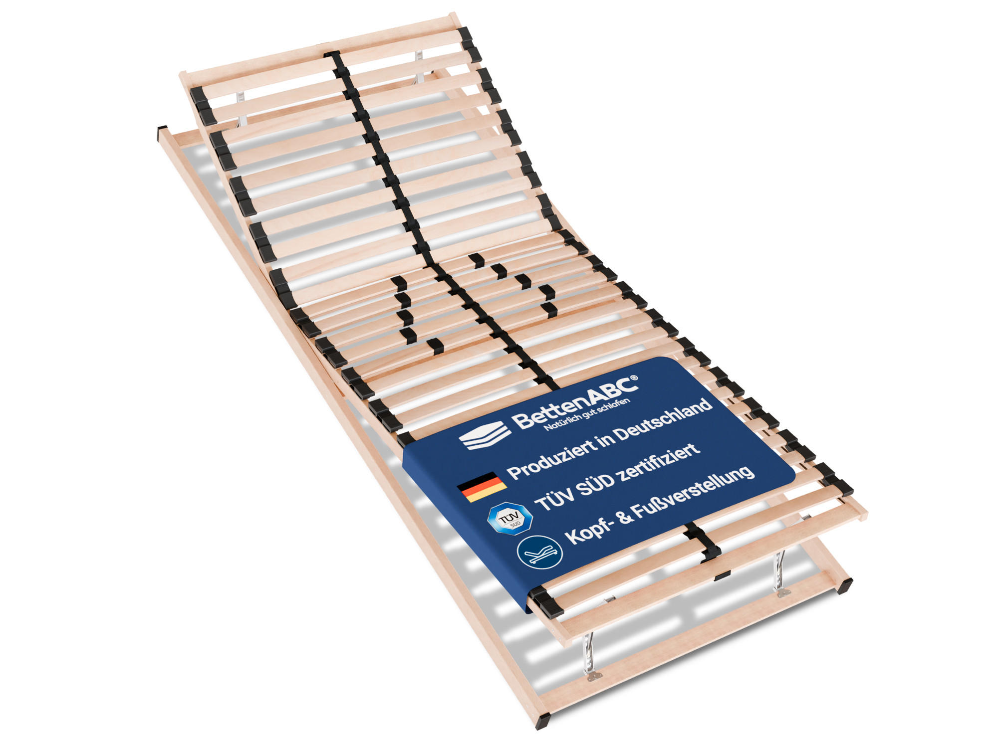 LATTENROST Max1 K+F, zur Selbstmontage, Größe: 80 x 200 cm - Braun, Holz (80/200cm) - Betten-ABC