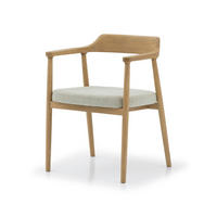 ESSZIMMERSTUHL Bergen beiger Sitz - Beige, Holz (58/77/59cm) - WOODEK