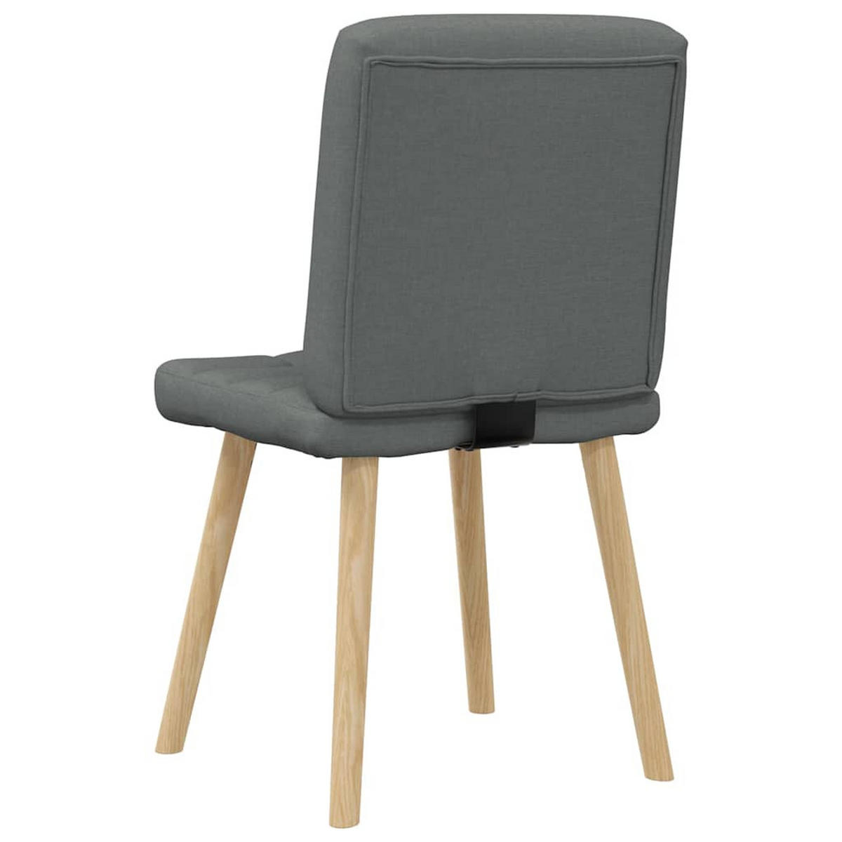 ESSZIMMERSTÜHLE 4 Stk. Dunkelgrau Stoff 45*54*86cm - Dunkelgrau, Metall (45/86/54cm) - ZMH